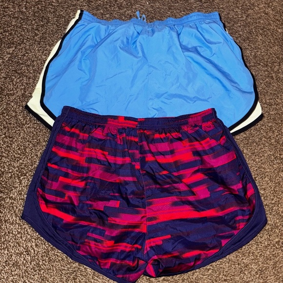 Nike Blue and Red Patterned Shorts - Picture 2 of 3